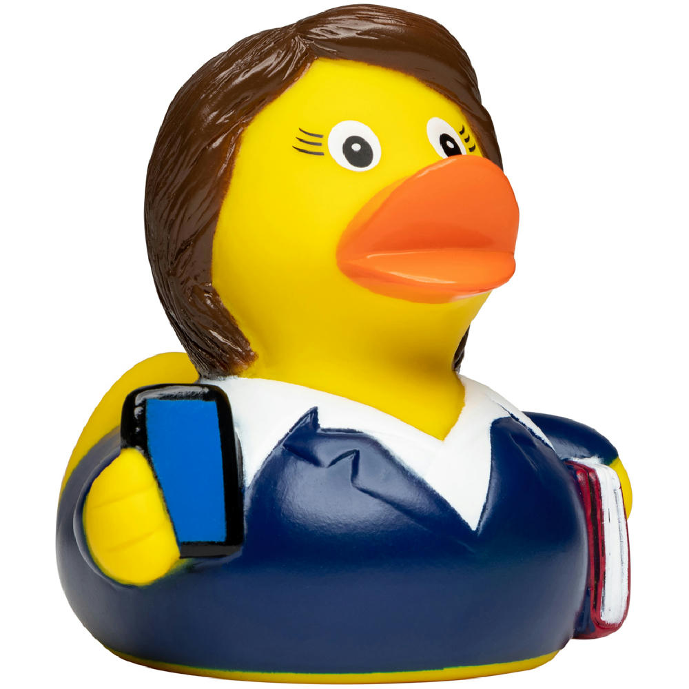 Product image Quietsche-Ente Businesswoman Werbeartikel