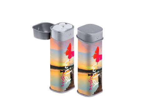 Product image Hohe Dose Pfefferminz mit Label Werbeartikel