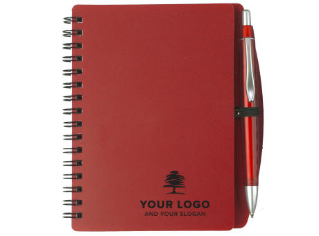 Notizbuch aus Kunststoff Kimora Werbeartikel