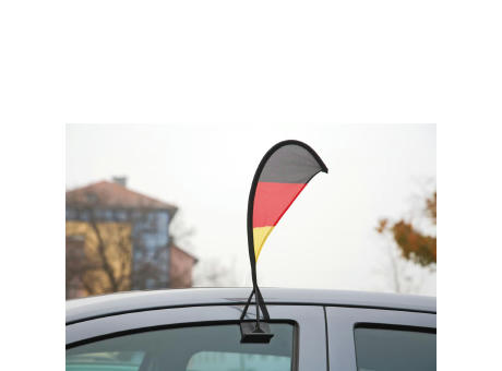 Autofahne "Windsegel" Deutschland bedrucken