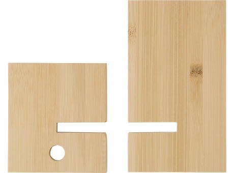 Product image Handyhalter aus Bambus Margarita Werbeartikel