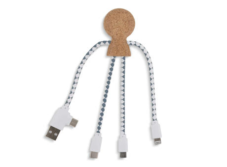 Xoopar Mr. Bio Cork Charging Cable bedrucken