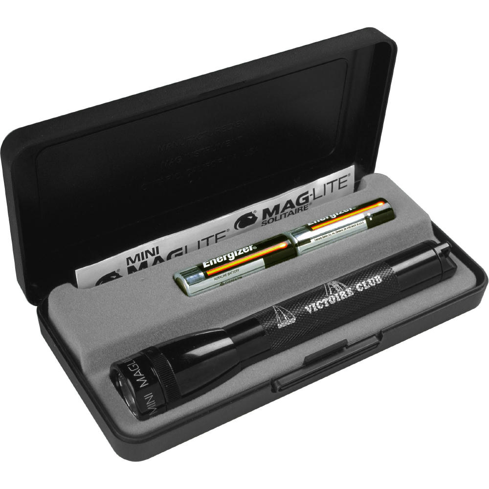 Mini-Maglite-Taschenlampe mit Box Monique Werbeartikel