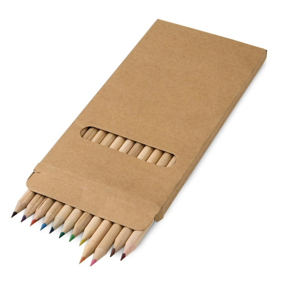 Product image CROCO. Buntstift Schachtel mit 12 Buntstiften Werbeartikel