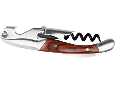 Product image GRAND CRU Kellnermesser mit 2-stufigem Kapelsheber und Pakkaholz-Griff Werbeartikel