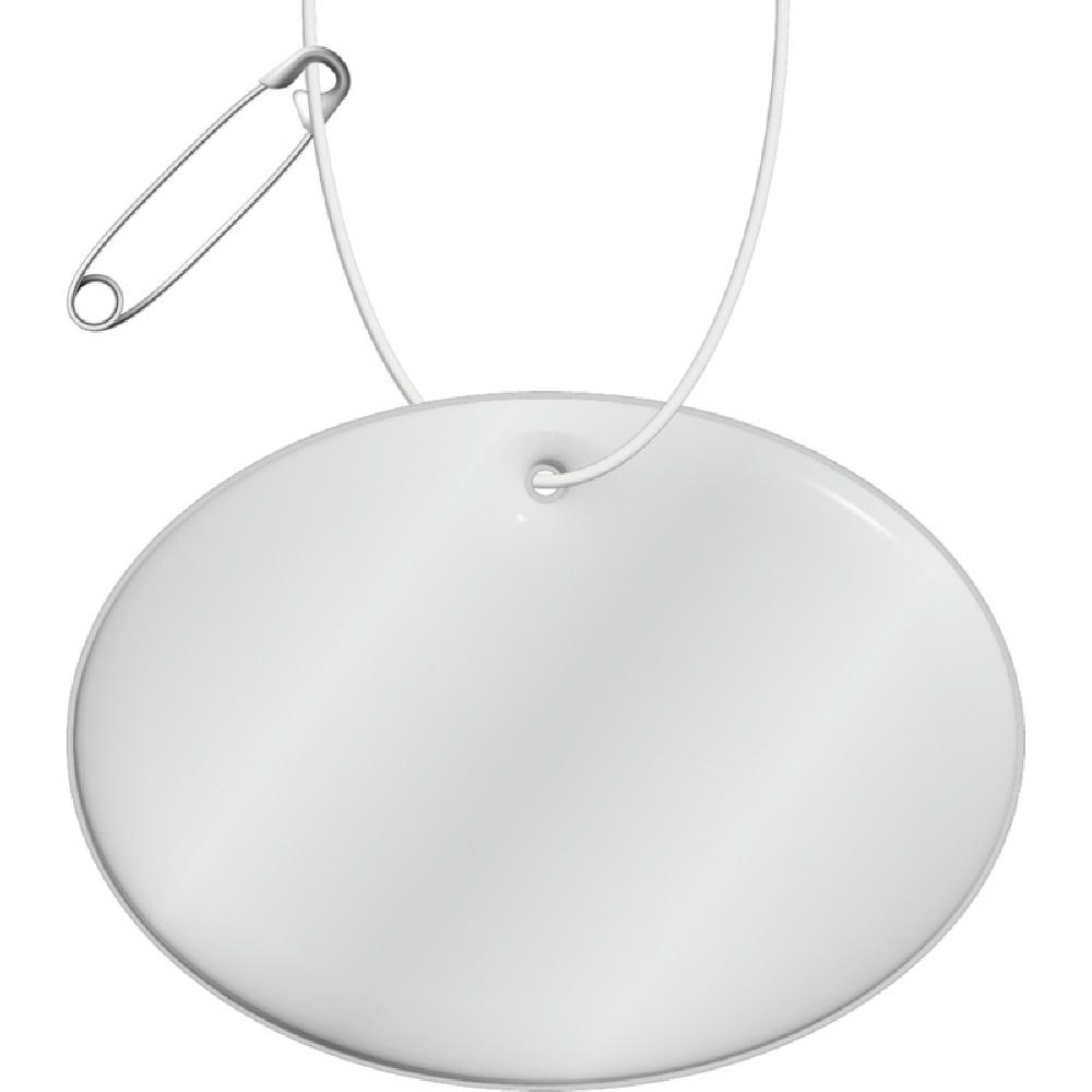 Product image RFX™ H-16 runder, leichter, reflektierender PVC-Anhänger – groß Werbeartikel