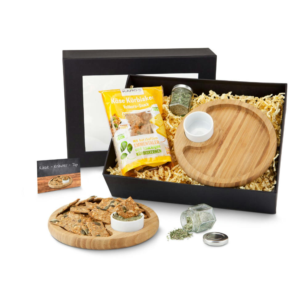 Product image Geschenkset / Präsenteset: Snack ´n Dip Werbeartikel