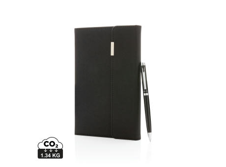 Product image Swiss Peak Deluxe A5 Notizbuch mit Stift Werbeartikel