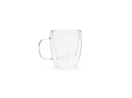 Elbe 220 Tasse Borosilikat Glas 250 ml  Werbeartikel