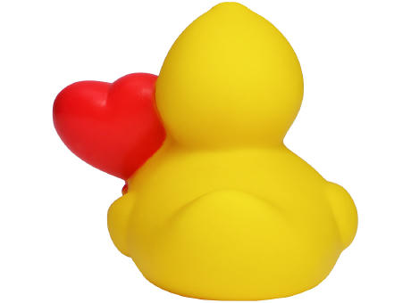 Quietsche-Ente Herzballon Werbeartikel