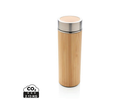 Product image Auslaufsichere Bambus-Vakuumflasche Werbeartikel