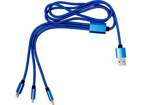 Product image 3-in-1 Ladekabel aus Nylon Felix Werbeartikel