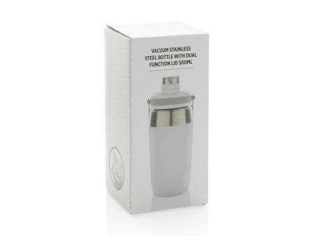 500ml Vakuum StainlessSteel Flasche mit Dual-Deckel-Funktion Werbeartikel