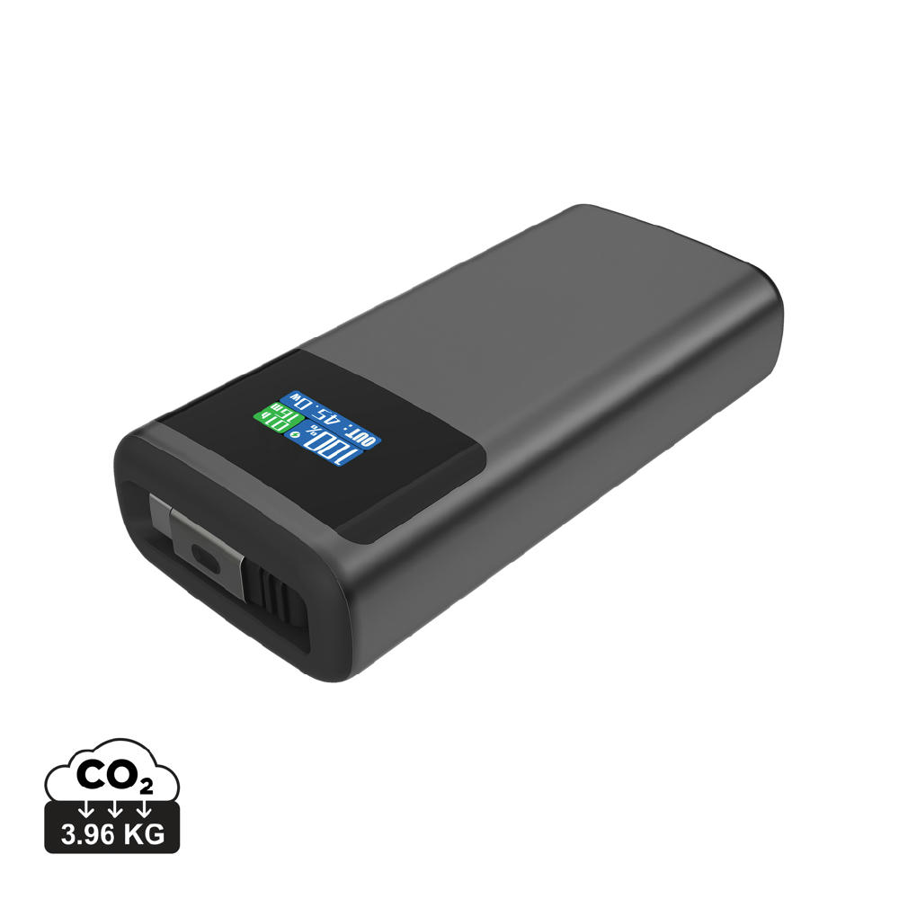 Quantum RCS Ultra-Fast 45W 10.000mAh Powerbank mit Display Werbeartikel