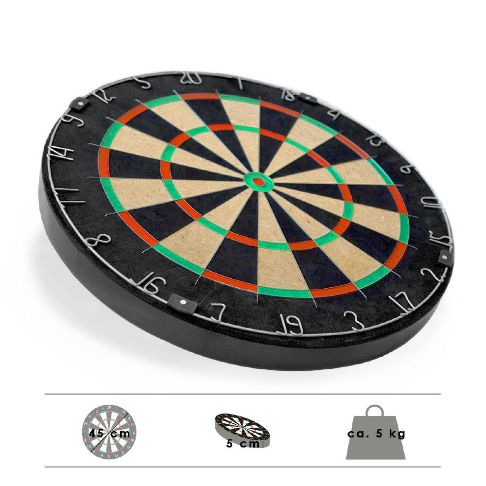 Dart Labor Dartboard BullOut Tournament mit 2 Sets Darts | inkl. 4c Druck Werbeartikel