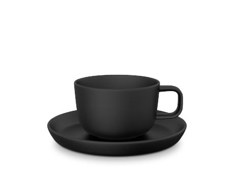 Product image Mahlwerck Form 731 Teetasse Costa Verde Collection, schwarz/grau Werbeartikel