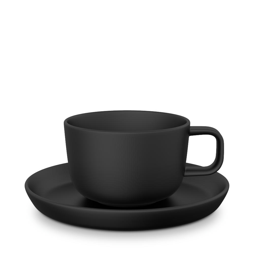 Product image Mahlwerck Form 731 Teetasse Costa Verde Collection, schwarz/grau Werbeartikel