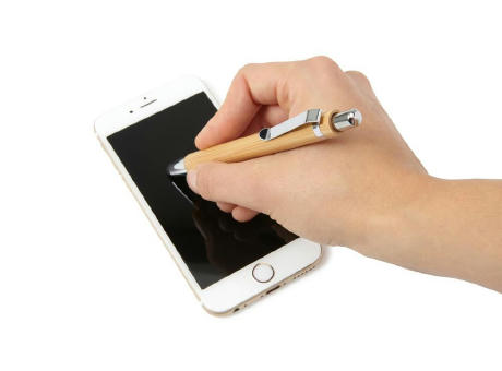 Kugelschreiber aus Bambus Jerome bedrucken