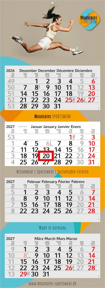 4-Monatskalender Profil 4 Bestseller (Mehrblock) 4-Monatskalender Profil 4 Bestseller (Mehrblock)
