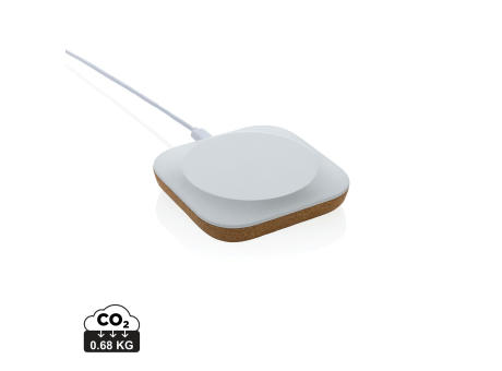 Product image Oregon Wireless-Charger aus RCS recyc. Kunststoff & Kork Werbeartikel