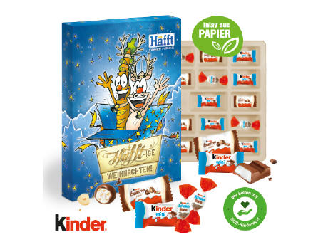 Adventskalender kinder® „Happy Moments“ Werbeartikel