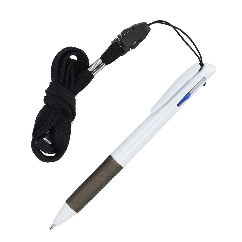 Product image 3-Farben-Stift mit Griffzone und Schlüsselband Werbeartikel