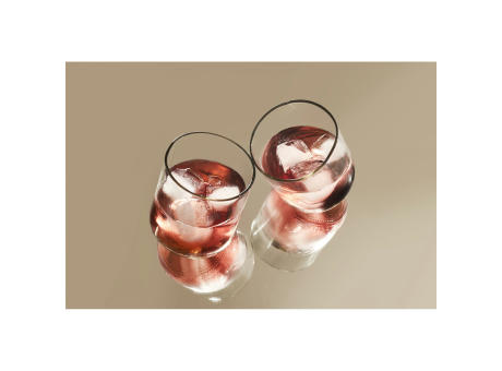 Rebottled® Short Tumbler 2-pack Trinkgläsern Werbeartikel