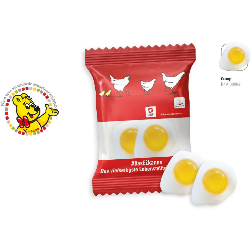 Product image HARIBO Spiegelei Werbetüte, 2 Stück, Inhalt: HARIBO Spiegelei Werbeartikel