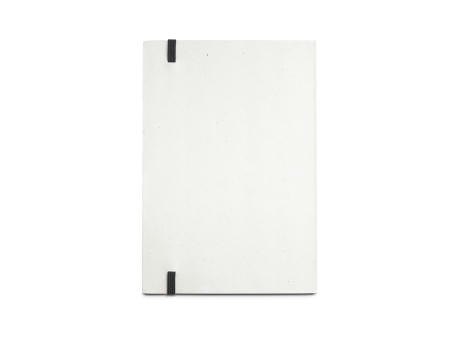 MILKY. A5-Notizblock aus recycelten Milchkartons mit linierten Seiten Werbeartikel