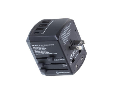 TROIKA Reiseadapter-Set TROIKA WORLD TRAVEL ADAPTER Werbeartikel