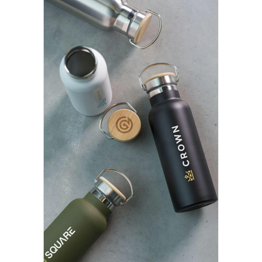 Nordvik RCS Recycled Steel 500 ml Trinkflasche Werbeartikel