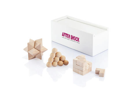 3-tlg. Denkspiel Set Werbeartikel