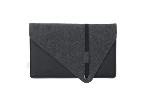 Recycled Felt & Apple Leather Laptop Sleeve 14" Werbeartikel
