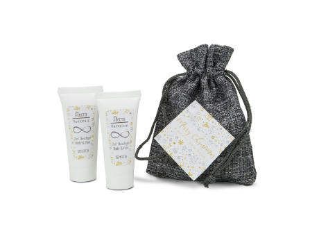 Geschenkset / Präsenteset: Duschgel Duo Mini bedrucken