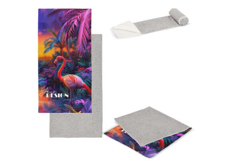 Schnelltrocknendes Handtuch R-PET 50 x 100 cm Sublimation Werbeartikel