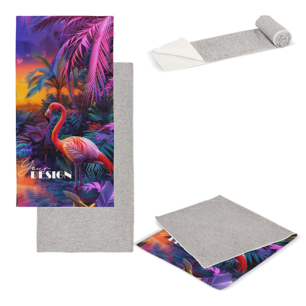 Product image Schnelltrocknendes Handtuch R-PET 50 x 100 cm Sublimation Werbeartikel