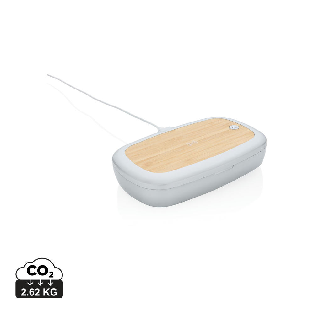 Product image Rena UV-C Sterilisations-Box mit 5W Wireless Charger Werbeartikel