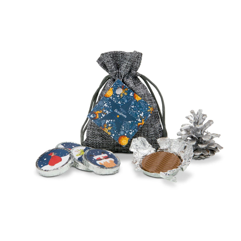 Product image Geschenkset / Präsenteset: Weihnachts-Schokotaler Werbeartikel