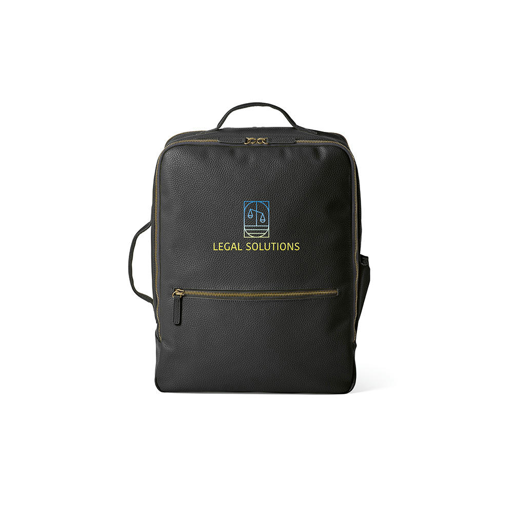 Paris Laptop Rucksack 20L recy. Leder  Werbeartikel