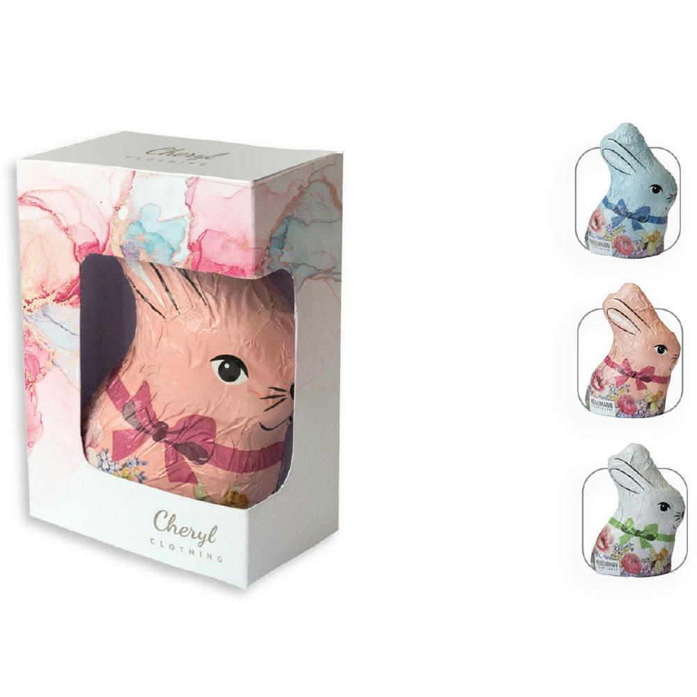 Product image Heilemann Bunter Osterhase in Werbebox, 50 g, Inhalt: Heilemann Bunter Osterhase Werbeartikel