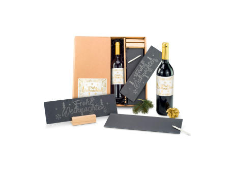 Product image Geschenkset / Präsenteset: Schiefer & Wein Werbeartikel