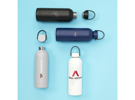 Nevada RCS Recycled Steel Bottle 500 ml Trinkflasche Werbeartikel