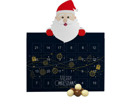 Product image Knusperkugeln-Mix, ca. 50g, Adventskalender Mini Weihnachtsmann Werbeartikel