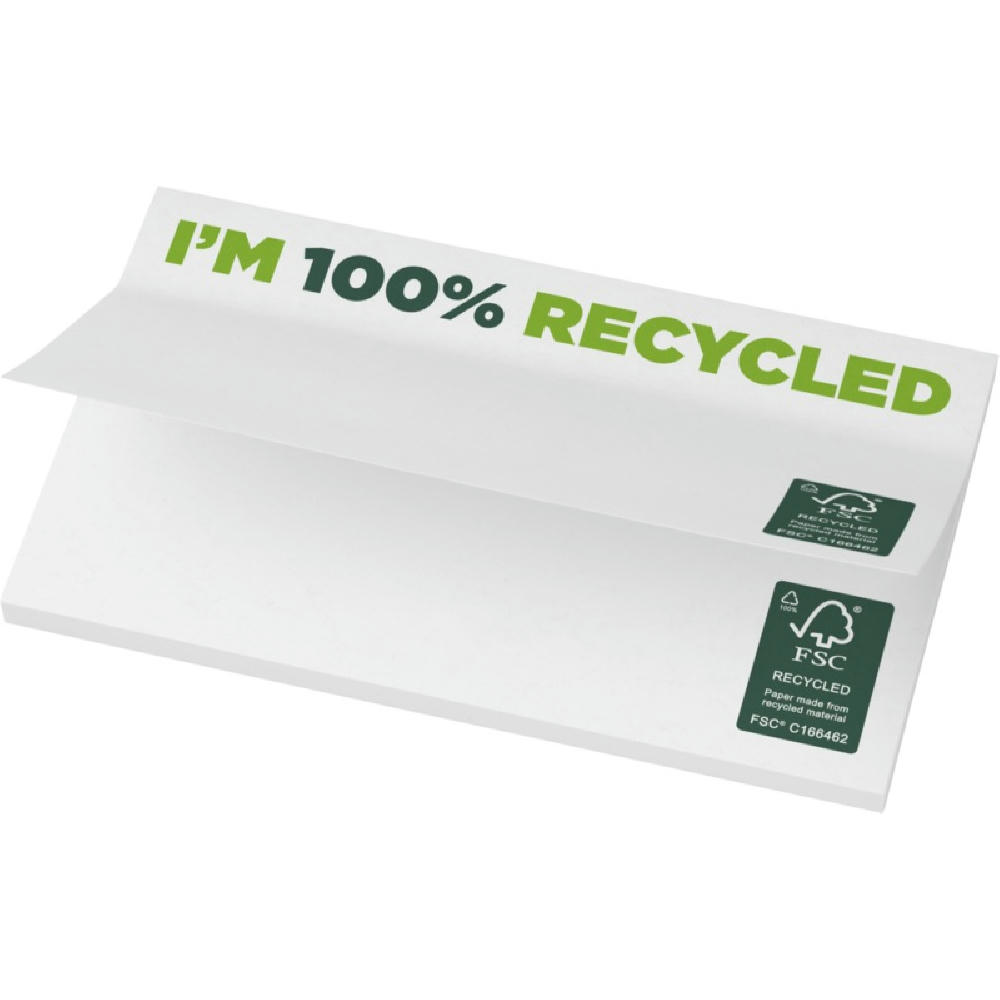 Product image Sticky-Mate® recycelte Haftnotizen 127 x 75 mm Werbeartikel