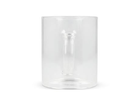 Kaffeeglas mit Henkel Vardez 180 ml Werbeartikel