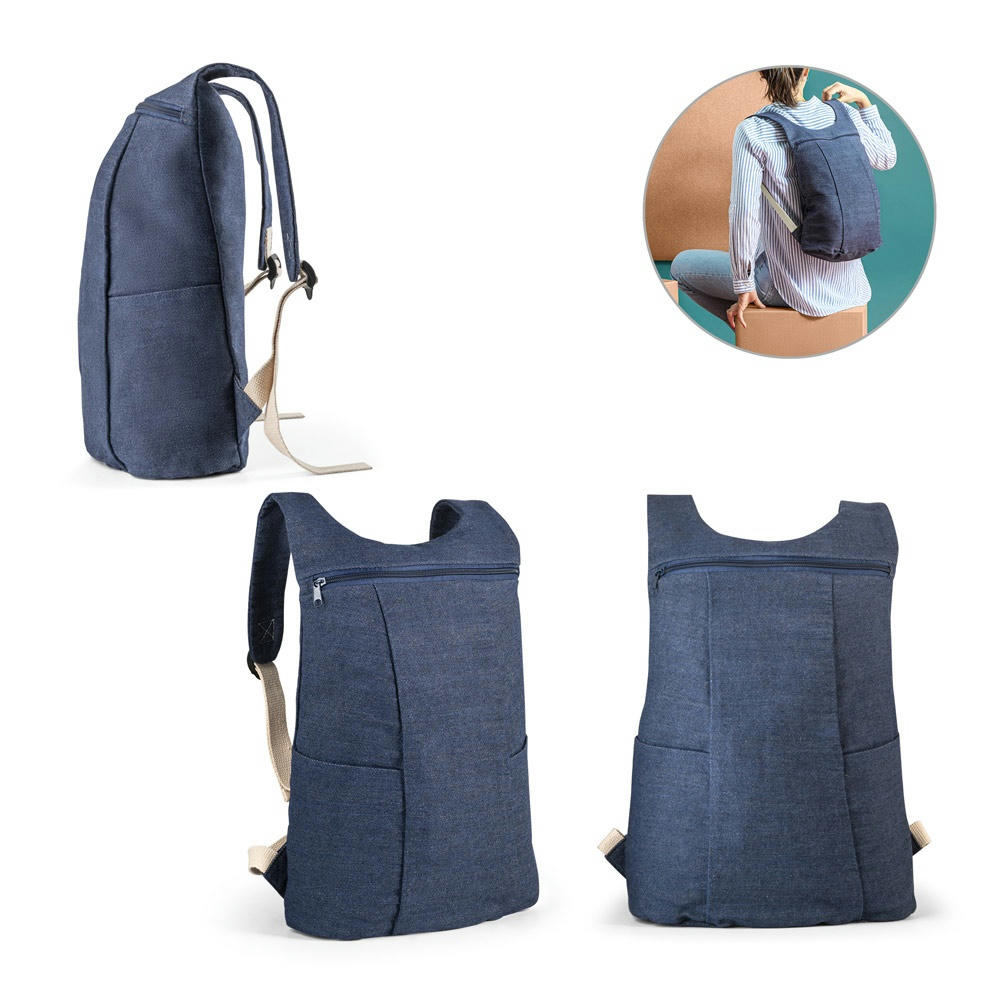 Product image DENIM BPACK. Denim-Rucksack (300 g/m²) Werbeartikel