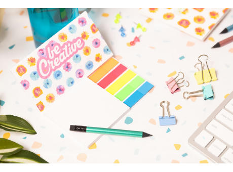 Individueller Haftnotizblock CreaStick Combo Sign Seed Werbeartikel