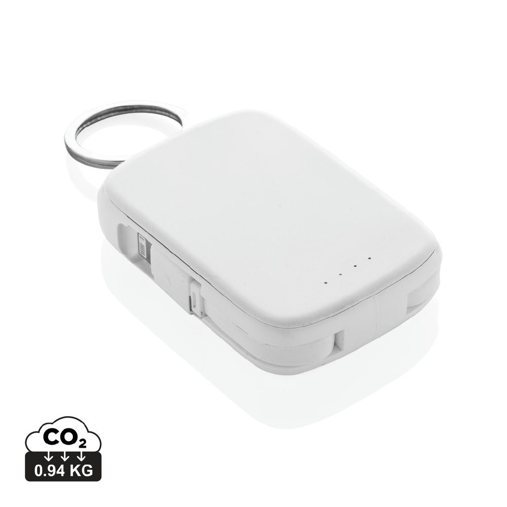 Product image Nexo RCS Key-Chain-Powerbank 2.000mAh mit integr. Kabeln Werbeartikel