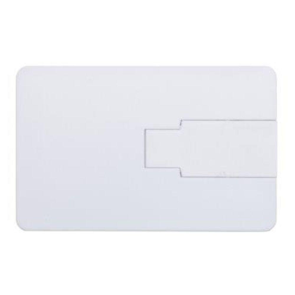 Product image USB-Stick Credit Card 2 USB 2.0 COB 1 GB Weiß Werbeartikel