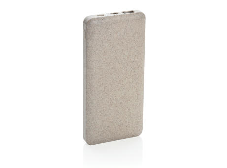 10.000 mAh Weizenstroh Powerbank bedrucken